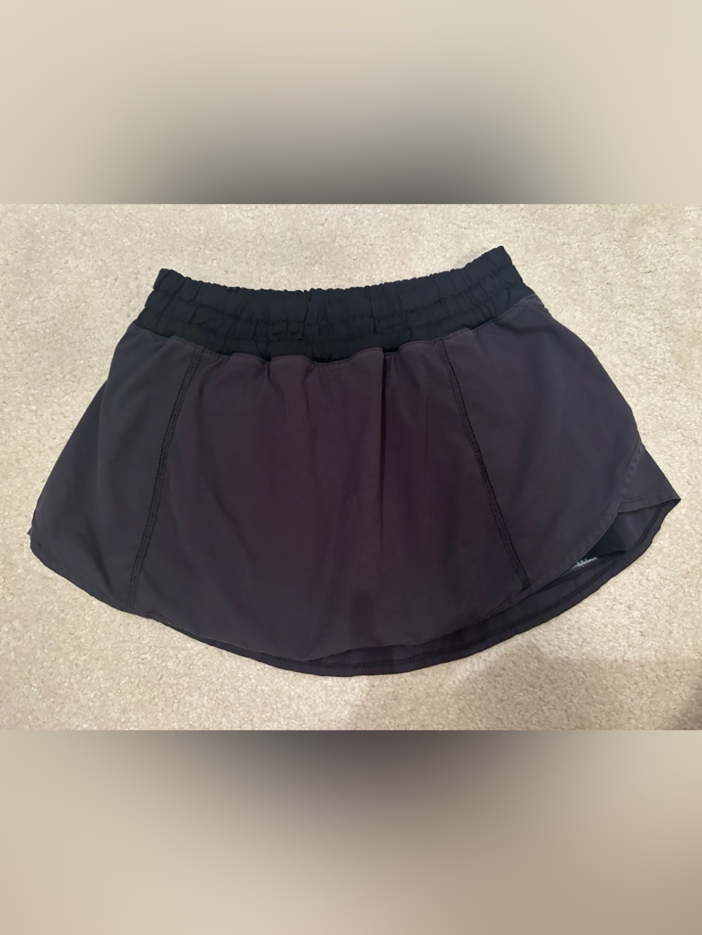 lululemon athletica Black Athletic Shorts with Elastic Waistband
